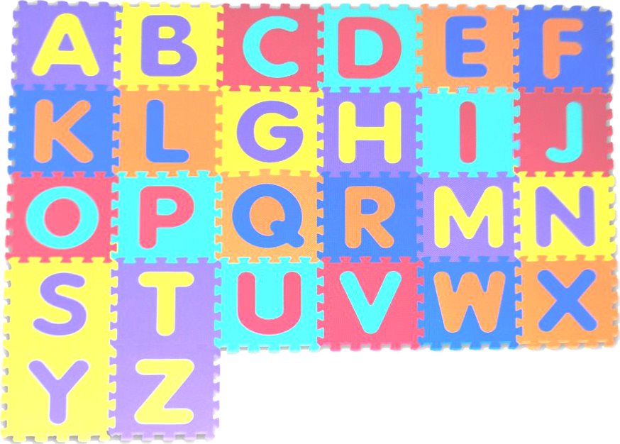ALLTOYS Pěnové puzzle Písmena (30x30)