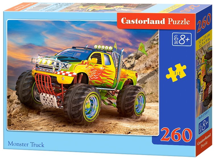 CASTORLAND Puzzle Monster Truck 260 dílků