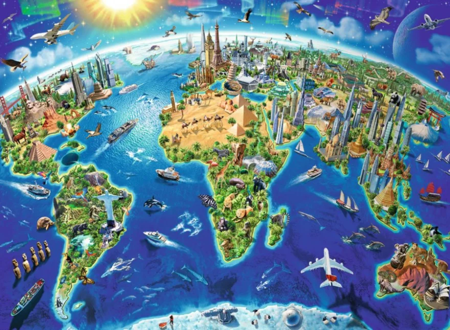 puzzle-mapa-sveta-s-pamatkami-xxl-200-dilku-46485.jpg
