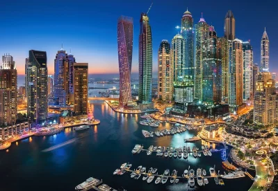 Puzzle Mrakodrapy v Dubaji 1500 dílků