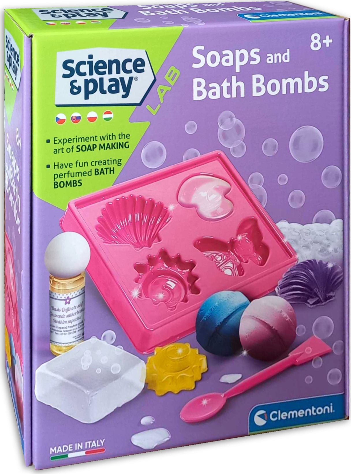 CLEMENTONI Science&Play: Laboratoř na výrobu mýdel a koupelových bomb
