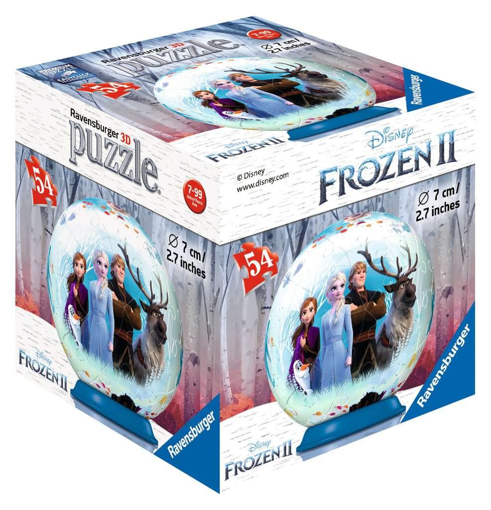 RAVENSBURGER 3D Puzzleball Ledové království 2: Přátelství 54 dílků