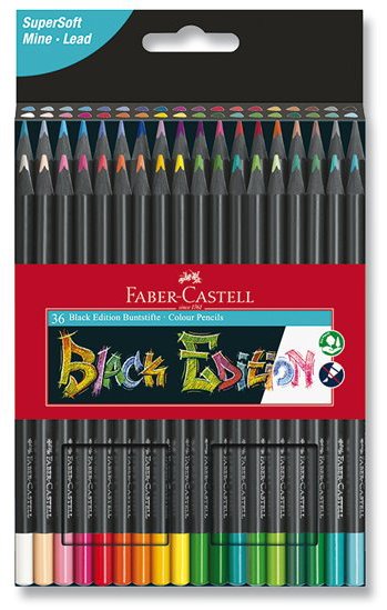 Faber-Castell Pastelky Black Edition 36ks
