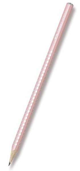 Faber-Castell Grafitová tužka Sparkle perleťová světle růžová