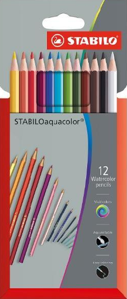 STABILO Aquacolor pastelky 12ks