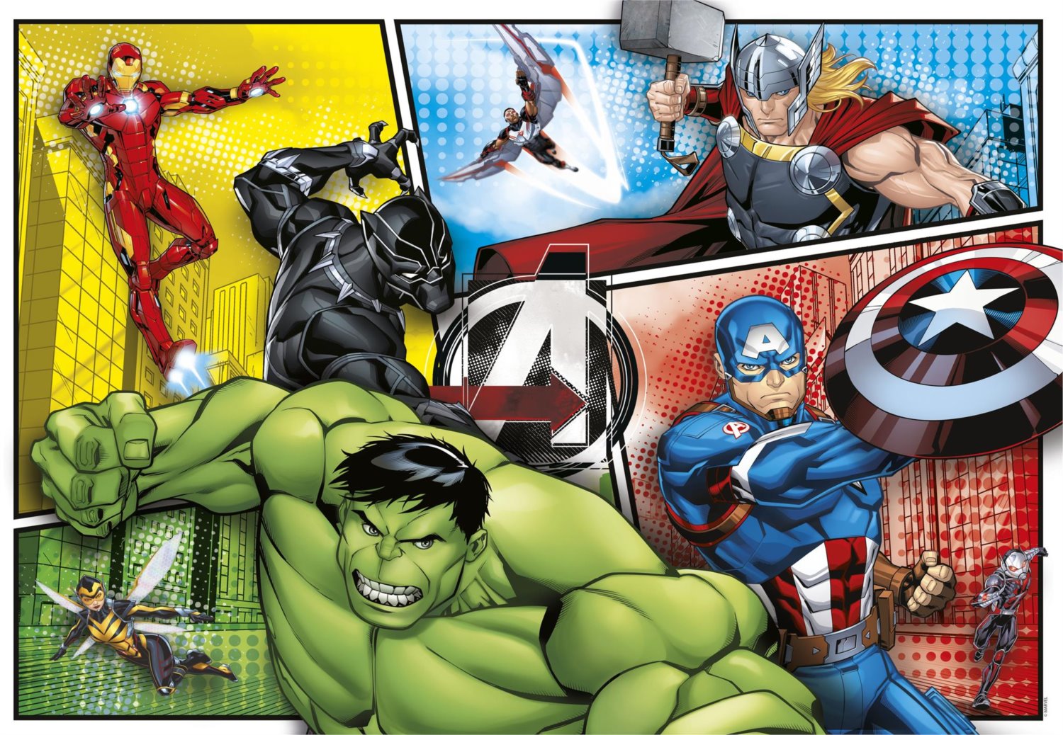 CLEMENTONI Puzzle Avengers 104 dílků