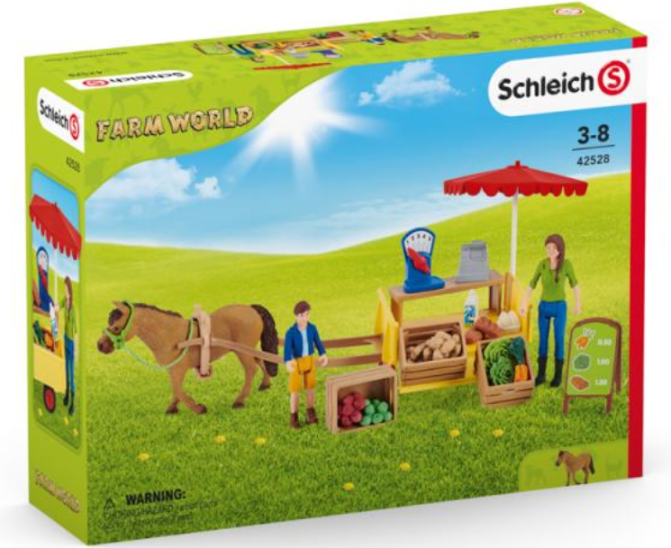 SCHLEICH Farm World® 42528 Mobilní farmářský stánek