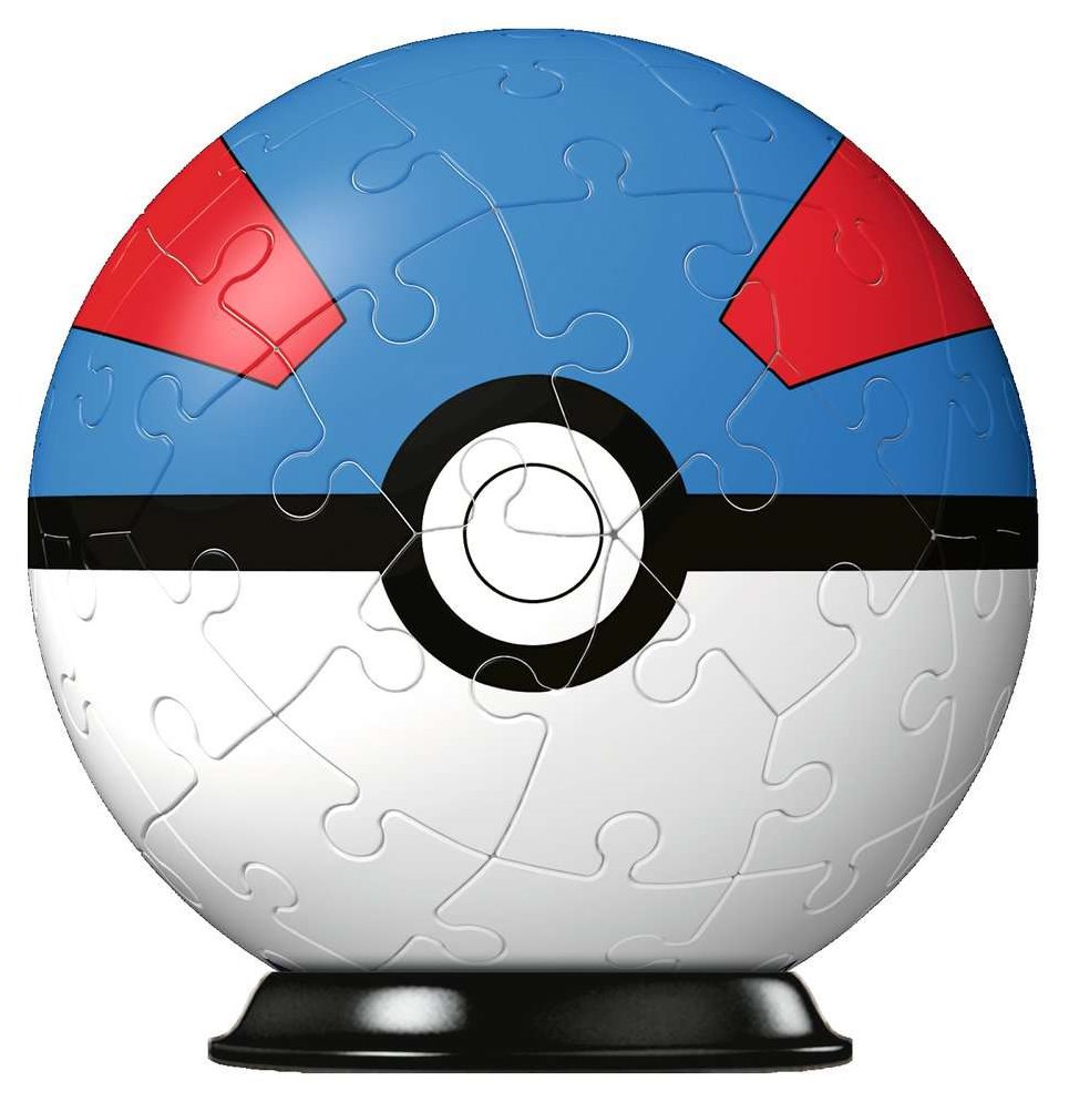 RAVENSBURGER 3D Puzzleball Pokémon: Greatball 54 dílků