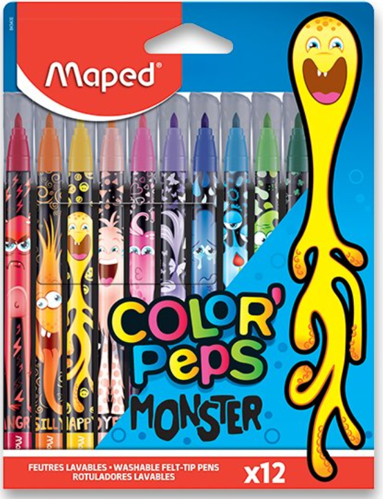 MAPED Fixy Color'Peps Monster 12ks