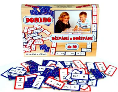 Domino sčítání a odčítání do 10