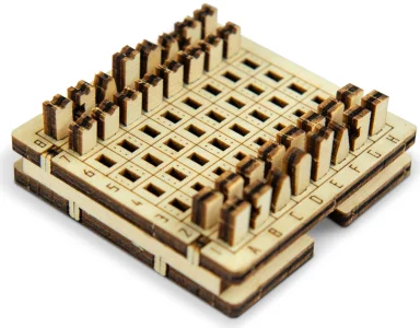 3D puzzle hra mini Šachy