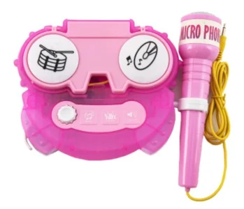 Karaoke mikrofon růžový