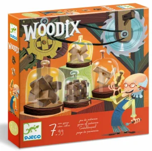 Woodix: Sada 3D hlavolamů 6ks