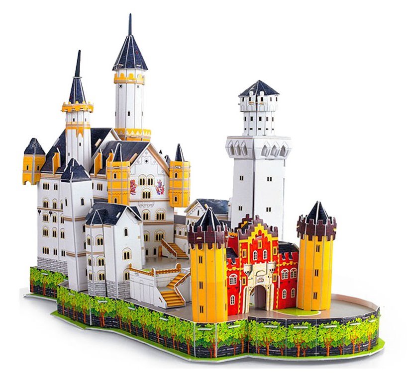 MAGIC PUZZLE 3D puzzle Zámek Neuschwanstein 109 dílků