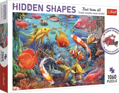 Puzzle Hidden Shapes: Podmořský život 1060 dílků