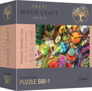 Wood Craft Origin puzzle Barevné koktejly 501 dílků