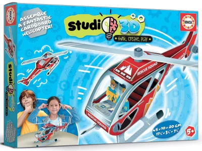 Studio 3D model Záchranářský vrtulník