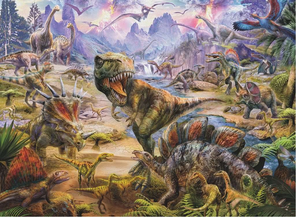 RAVENSBURGER Puzzle Dinosauři XXL 300 dílků