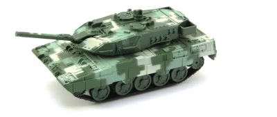 Tank 16 cm na zpětné natažení - zelený