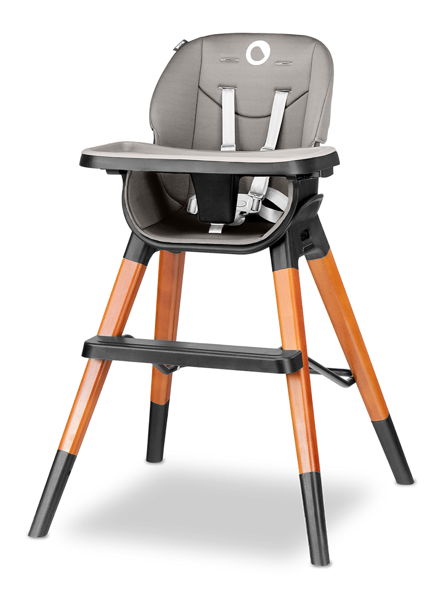 LIONELO Jídelní židlička Mona Black Onyx 4v1