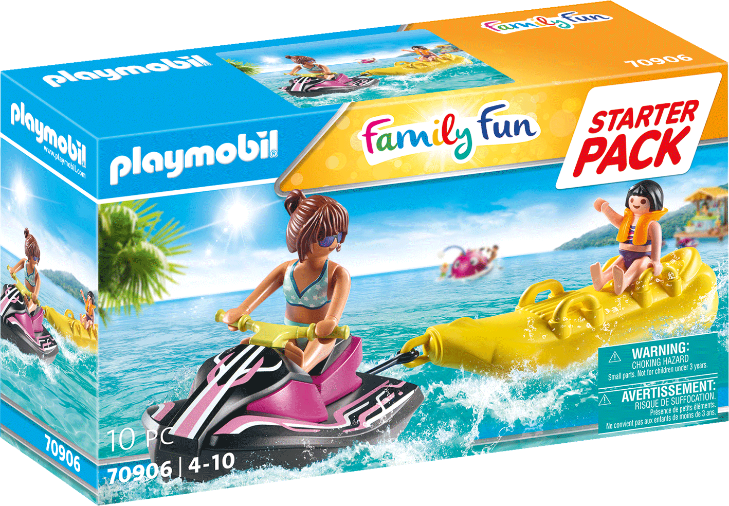 PLAYMOBIL® Family Fun 70906 Starter Pack Vodní skútr s banánovým člunem