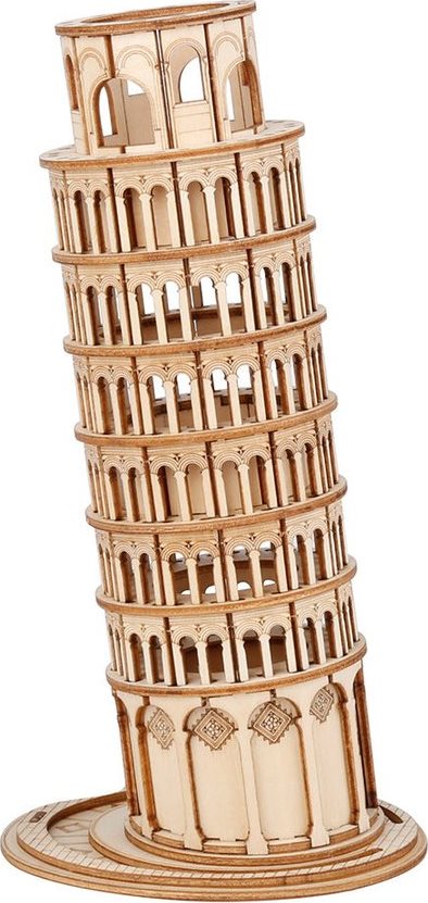 ROBOTIME Rolife 3D dřevěné puzzle Šikmá věž v Pise 137 dílků