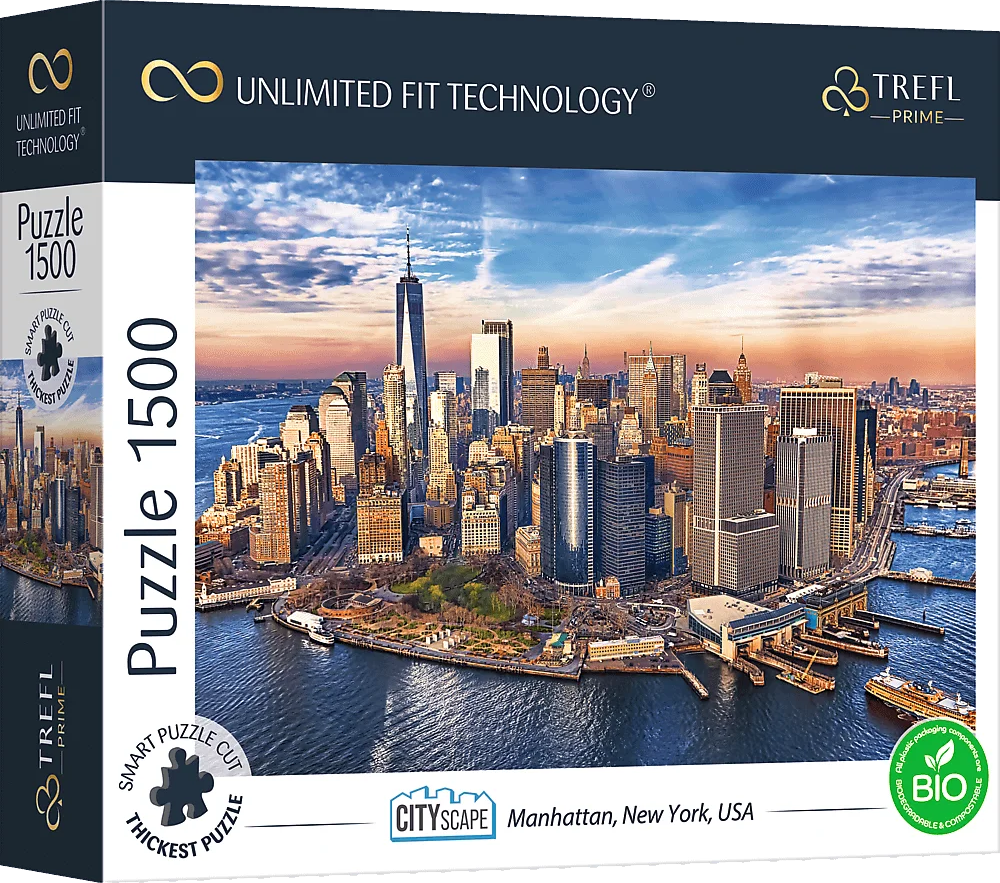 TREFL Puzzle UFT Cityscape: Manhattan, New York, USA 1500 dílků
