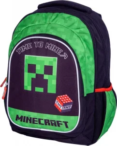 Školní batoh Minecraft Time To Mine (velký)