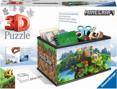 3D puzzle úložný box: Minecraft 216 dílků