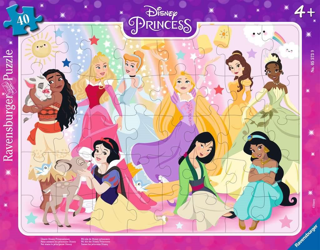RAVENSBURGER Puzzle Disney: Princezny 40 dílků
