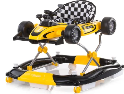 Chodítko interaktivní Car Racer 4v1 Yellow