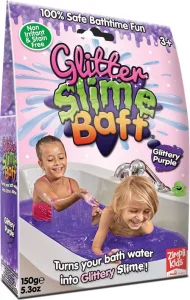 Gelová koupel Glitter Slime Baff fialová