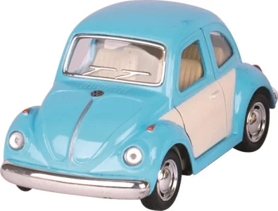 Volkswagen Brouk klasik (1967) na zpětné natažení - modrý