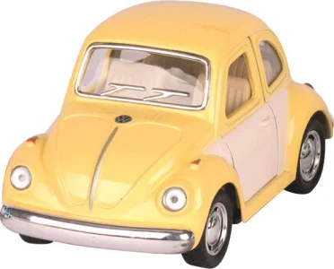 Volkswagen Brouk klasik (1967) na zpětné natažení - žlutý