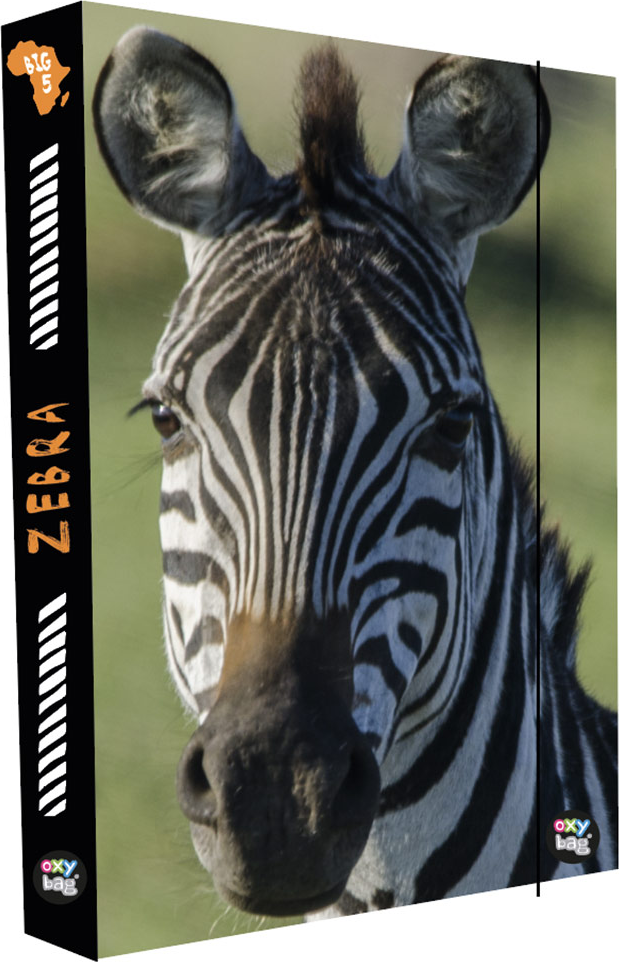 OXYBAG Box na sešity A4 Jumbo Zebra