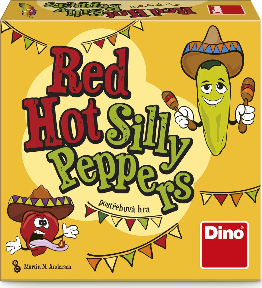DINO Cestovní hra Red Hot Silly Peppers