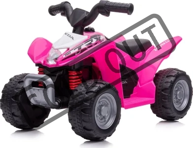 Elektrické vozítko Čtyřkolka 6V Honda s melodiemi ATV Pink