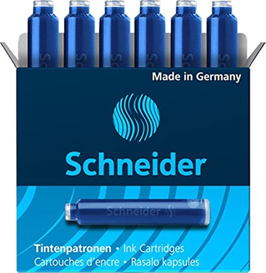 SCHNEIDER Inkoustové bombičky modré - 6ks