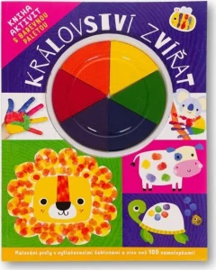 Království zvířat - Kniha aktivit s barevnou paletou 