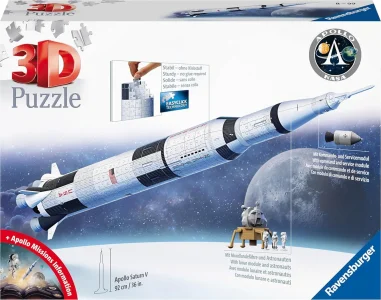 3D puzzle Vesmírná raketa Saturn V 504 dílků 