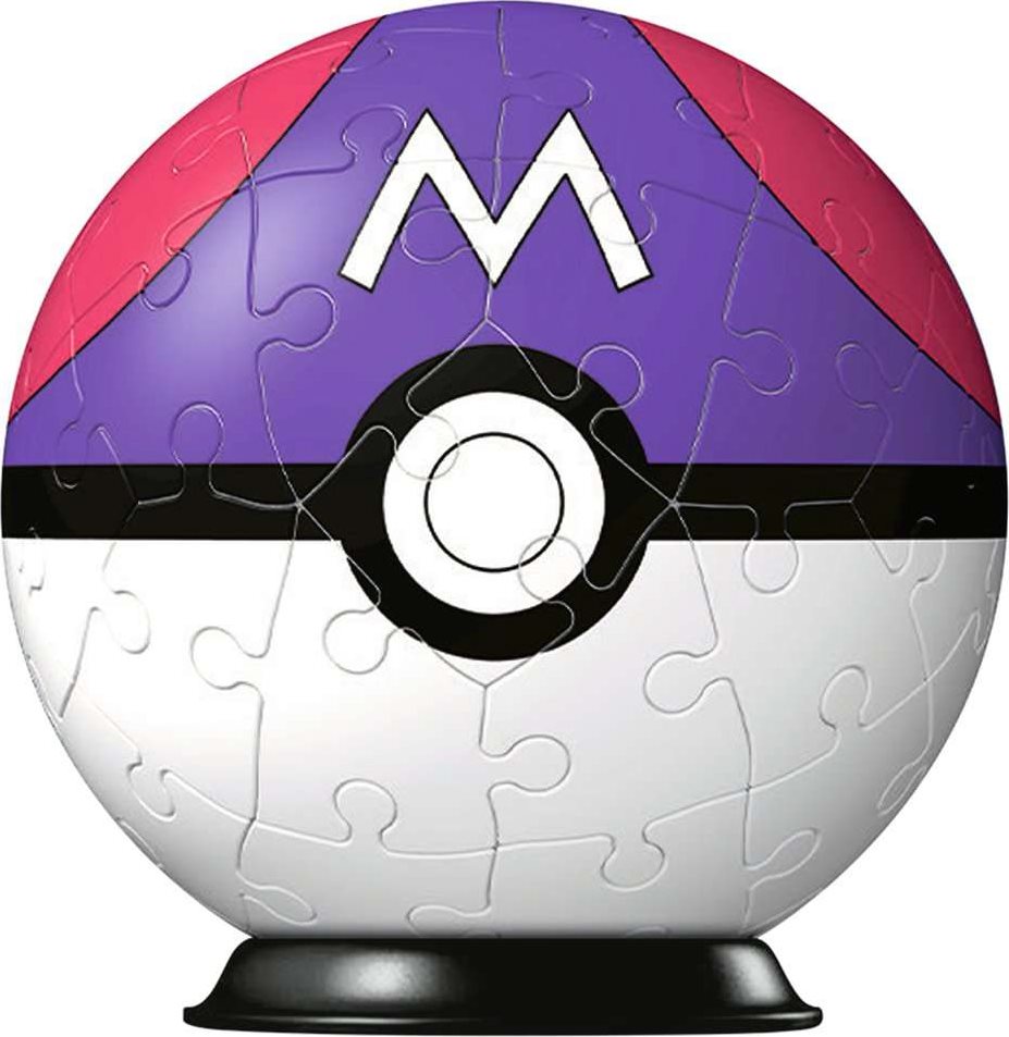 RAVENSBURGER 3D Puzzleball Pokémon: Masterball 54 dílků