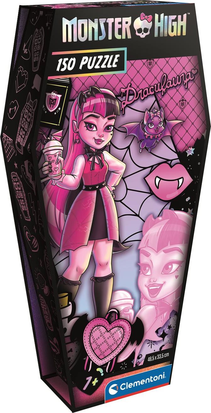 CLEMENTONI Puzzle Monster High: Draculaura 150 dílků