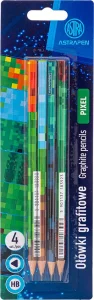 Trojhranná tužka HB Pixel 4ks (blistr)