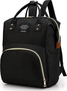 Přebalovací taška/batoh 3v1 černá