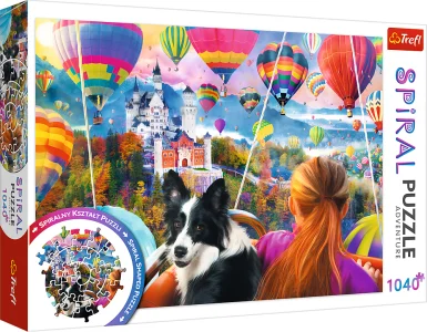 Spiral puzzle Festival horkovzdušných balonů 1040 dílků