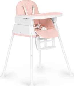 Jídelní židlička 3v1 růžová