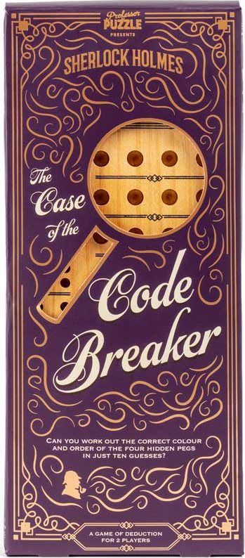 PROFESSOR PUZZLE Dřevěná logická hra Sherlock Holmes: Případ luštitele kódů