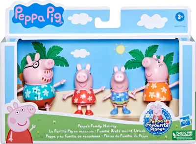Figurky Prasátko Peppa s rodinou: Na dovolené