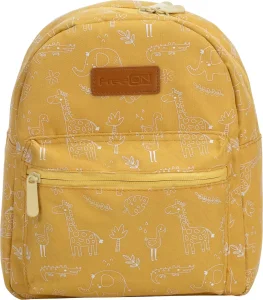 Dětský předškolní batoh Zvířátka žlutý