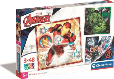 Puzzle Avengers 3x48 dílků
